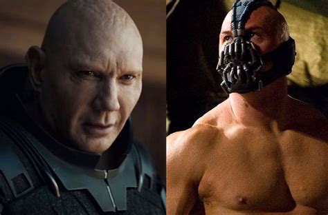 Así luce Dave Bautista como Bane el bestial villano de Batman si