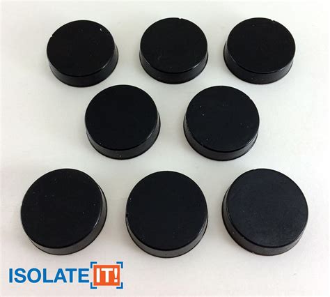 Isolate It Sorbothane Vibration Isolation Circular Disc Pad