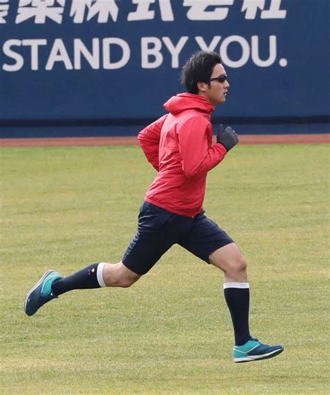 ランニングで汗を流す田嶋（撮影・須田麻祐子） ― スポニチ Sponichi Annex 野球