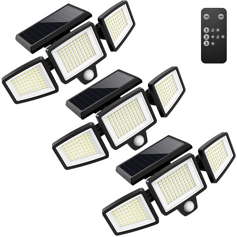 Solar Outdoor Lights Tuffenough Lm Led Security Lights With