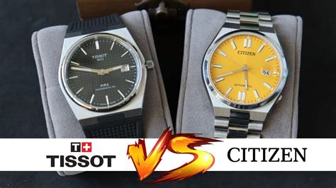 Guerra De Titanes Tissot PRX Powermatic80 Vs Citizen Tsuyosa YouTube