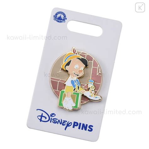 Japan Disney Store Pin Badge - Pinocchio & Jiminy Cricket | Kawaii Limited