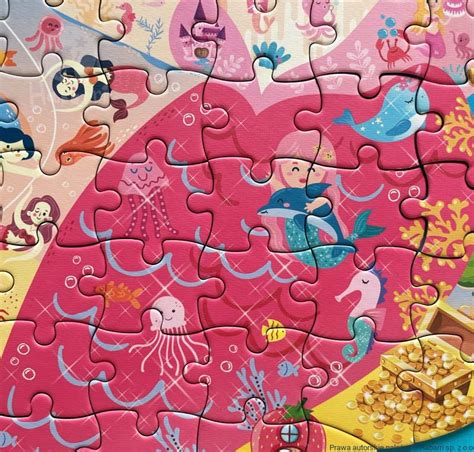 Puzzle Edukacyjne SYRENKA 180 Szt HABARRI