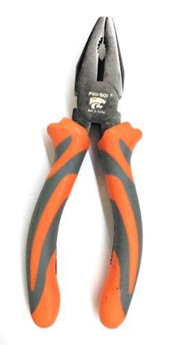 Mild Steel Body Orange And Grey Color Combination Plier For Plumbing