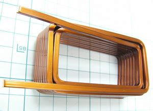 A Rectangular Edgewise Coil Made Of A Rectangular Copper Wire Wound And