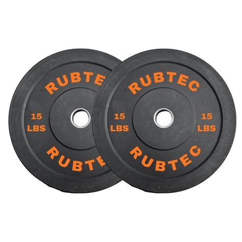 Discos De Caucho 15 Lbs Par Rubtec Tienda Online