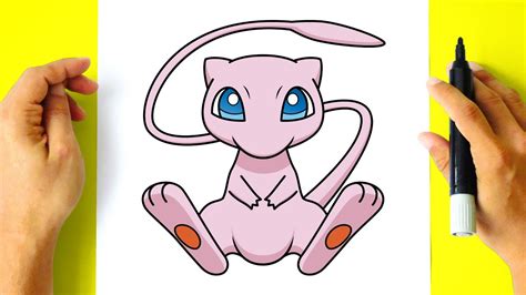 Como Desenhar O Mew Como Dibujar A Mew Pokemon Drawing Tutorial