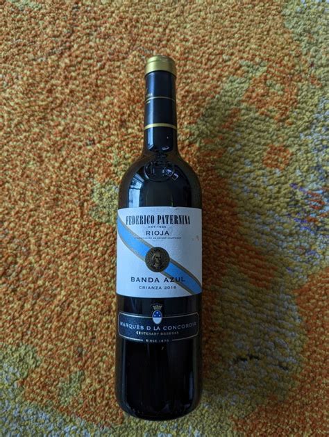 Federico Paternina 2018 Rioja 750 Ml Food Drinks Alcoholic