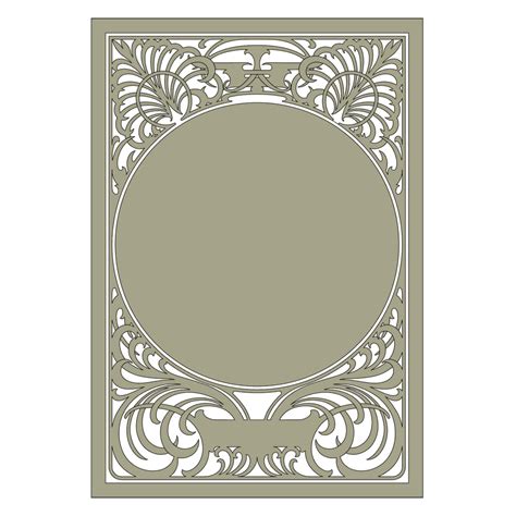 Ornamental Frame From Alphonse Muchas Painting