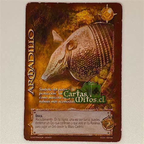 50 150 Armadillo Mitos Y Leyendas Compendium Eco Cartas Mitos