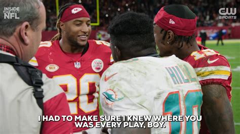 [Mic'd Up] All love between Tyreek Hill and his former teammates : r/nfl