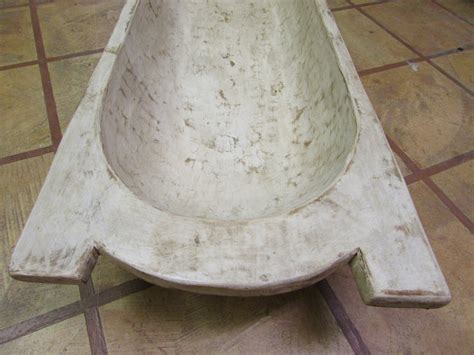 Huge Trough Eurostyle Deep Trencher Rustic Wooden Dough Bowl Etsy