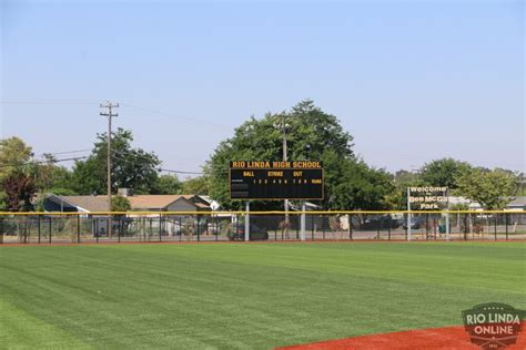 Rio Linda High School Baseball/Softball Complex Ribbon-Cutting Scheduled for August 11th | Rio ...