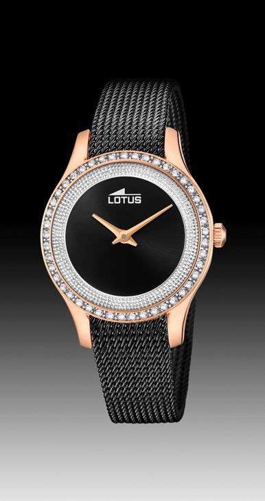 Comprar En Oferta Reloj Lotus Mujer Acero Malla Milanesa Ip Negro Bisel