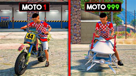 GTA V MODS EVOLUINDO SUPER MOTOS DE POBRE PARA SUPER MOTOS FUTURISTA