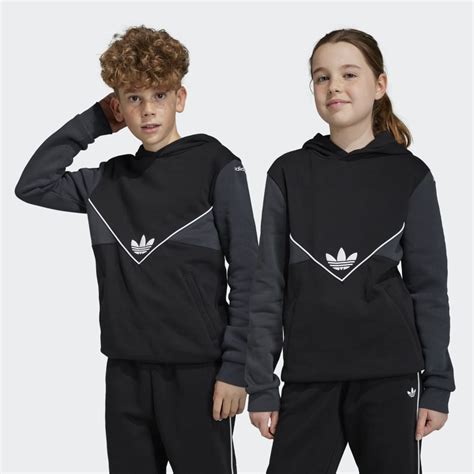 Kids Clothing Adicolor Hoodie Black Adidas Egypt