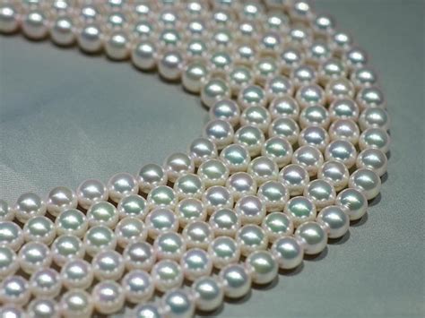 Mm White Akoya Pearl Necklace Aa Quality From Pearl Accessory