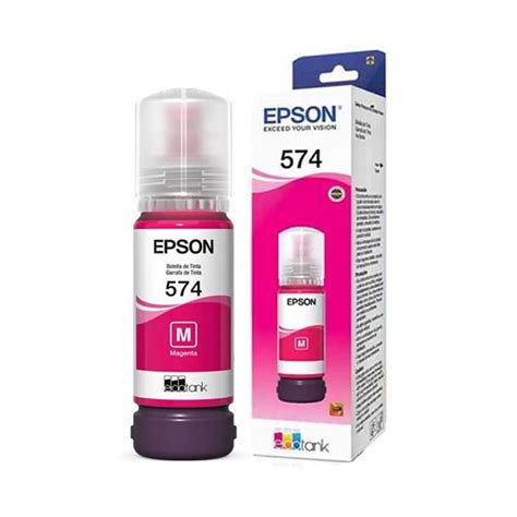 Botella De Tinta Epson T574 EcoTank Color Magenta Tienda CQNet