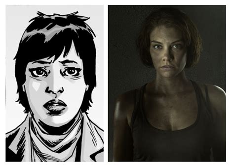 The Walking Dead… Comic Characters vs TV Characters (28 Pics)