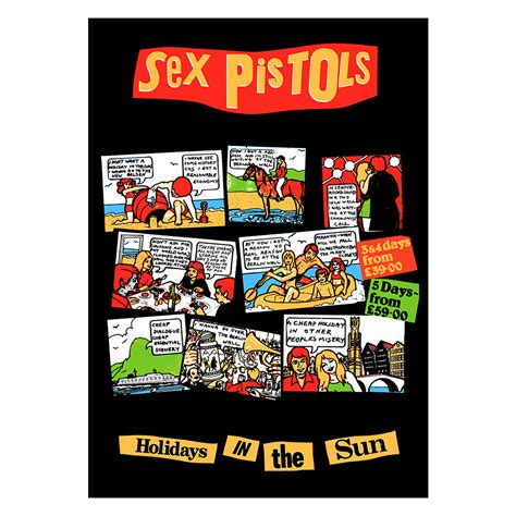 Holidays In The Sun Lithograph Sex Pistols Official Store