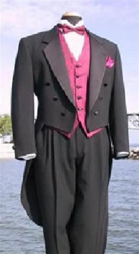 Dark Color Black Tailcoat Tuxedo 6 Button Jacket Designe