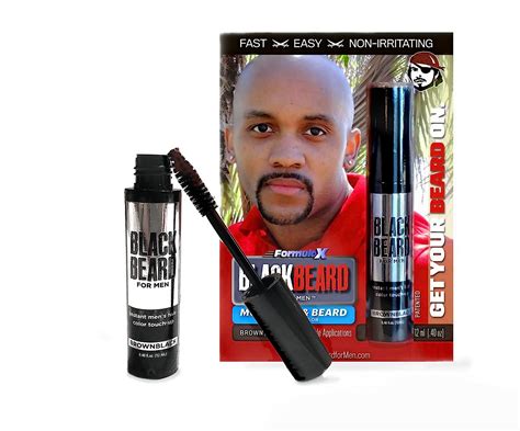 Blackbeard For Men Formula X Instant Brush On Beard And Mustache Color