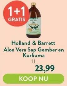 Aloe Vera Sap Gember En Kurkuma Aanbieding Bij Holland Barrett