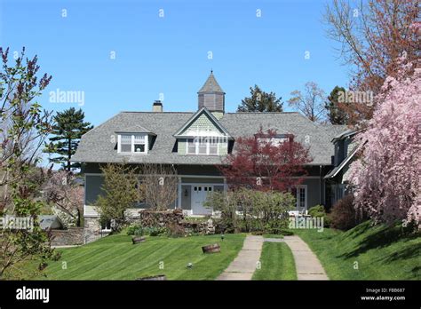 Carriage House Riverdale Bronx New York Stock Photo Alamy