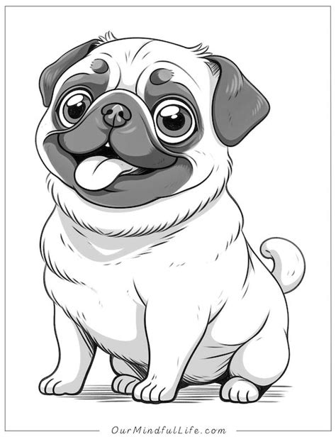 36 Super Cute Pug Coloring Pages Free Printables Our Mindful Life