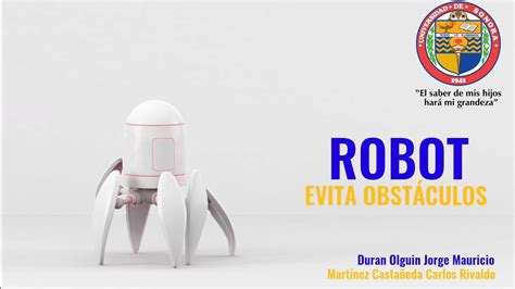 Robot evita obstáculos Proyecto final Robótica UNISON YouTube