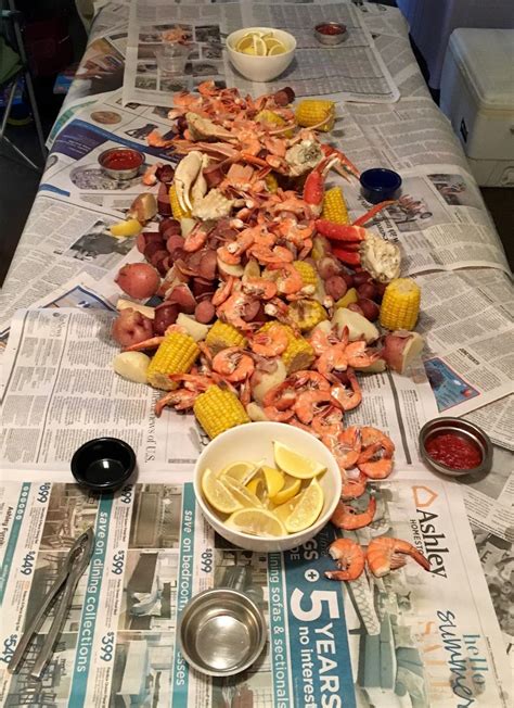 Low Country Boil Seafood Boil Party Food Boiled Food