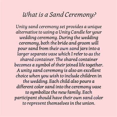 Personalized Wedding Unity Sand Ceremony Set Wedding Unity Sand Set