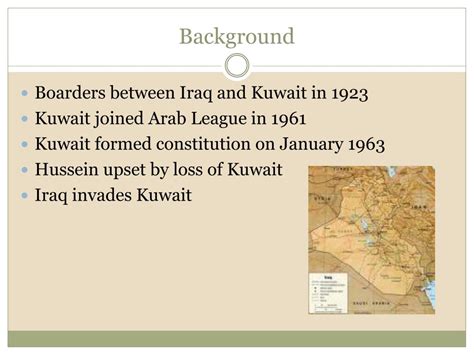 Ppt Iraq War Operation Desert Storm Powerpoint Presentation Free Download Id 2016350