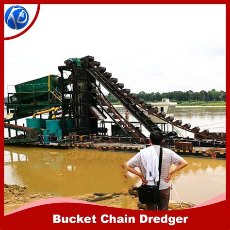 Keda Mining Machinery Gold Bucket Machine Chain Dredger For Sale