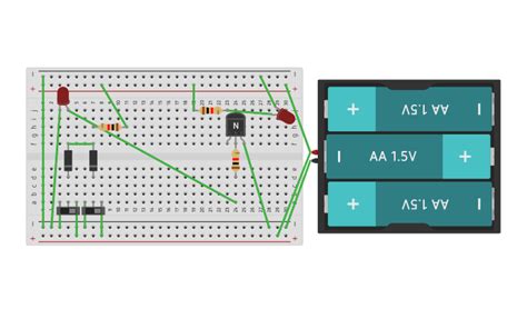 Circuit Design Nand Gate Tinkercad