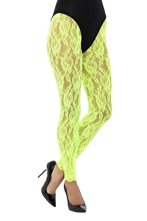 Smiffys 80s Lace Leggings Toptoy