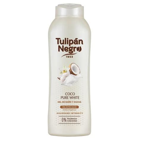 Gel de Baño Tulipan Negro Coco Pure White 650 ml