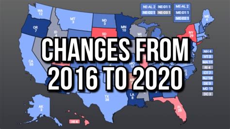 How Each State Voted In 2020 Compared To 2016 2020 Election Analysis Youtube