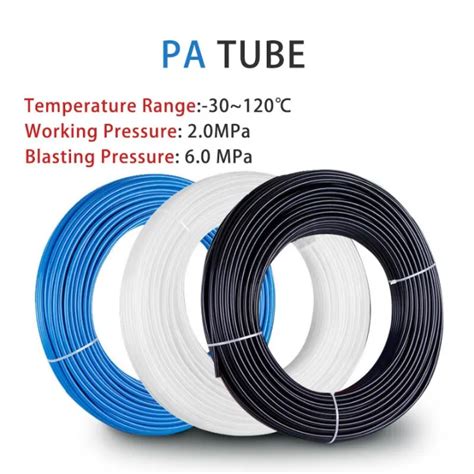 M Nylon Tube Pa Pneumatic Air Hose Od Mm Id