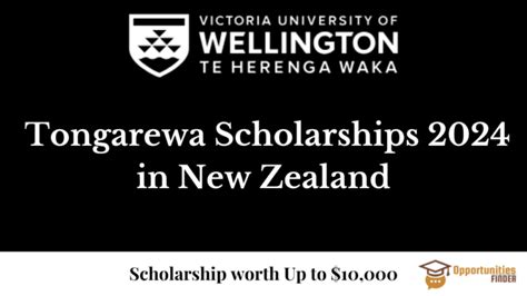 Victoria University of Wellington Tongarewa Scholarships 2024 ...