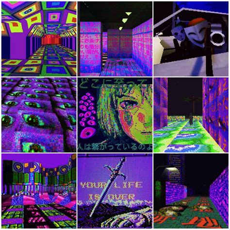 F2u Weirdcore Lsd Dream Aesthetic Moodboard By Lamb 5 On Deviantart