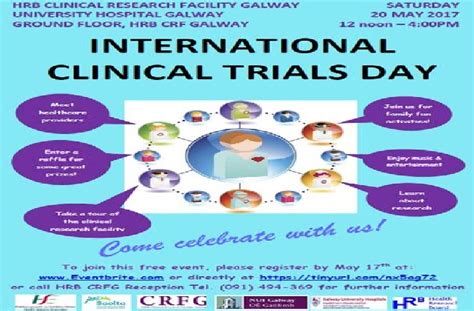 Celebrate International Clinical Trials Day On Saturday 20th May