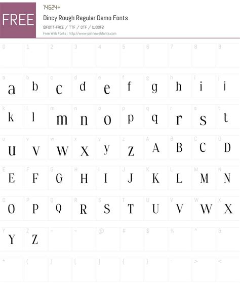 dincy rough demo  fonts   onlinewebfontscom