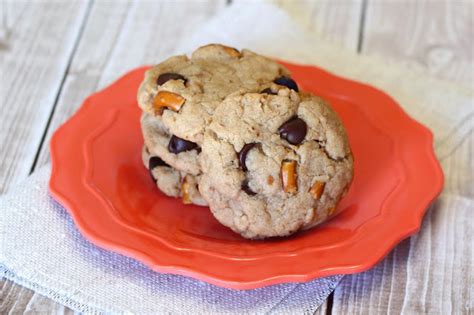 Guest Post Gluten Free Vegan Peanut Butter Pretzel Chocolate Chip Cookies Sarah Bakes Gluten