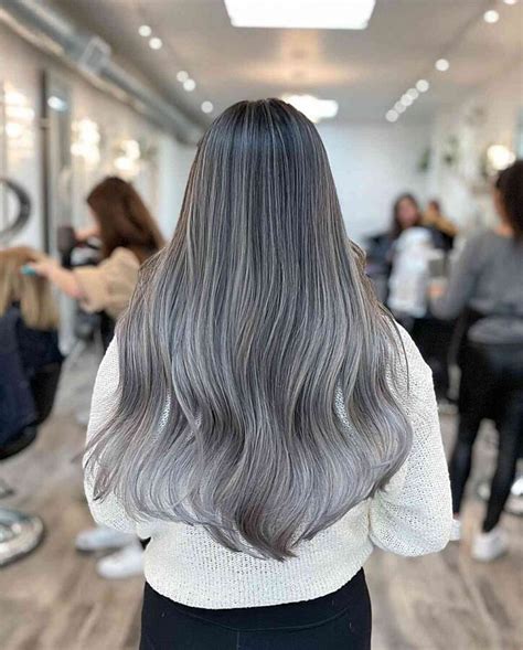 34 Stunning Grey Balayage Hair Color Ideas For Women Of All Ages