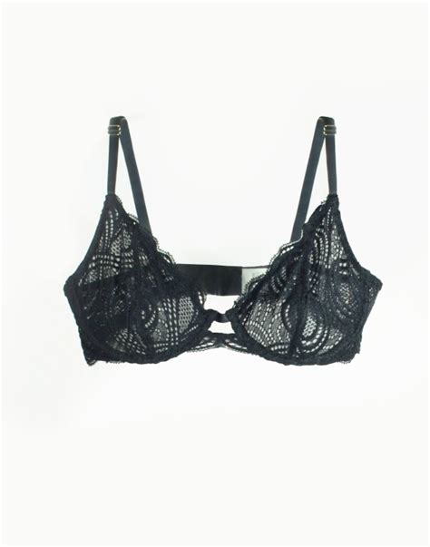 Sutiã Sem Bojo Aro Push Up Brigite Preto Jescri Lingerie de