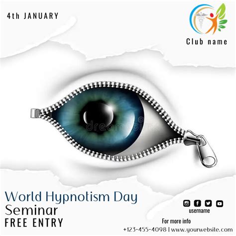 World Hypnotism Day January 4 2024 Template Postermywall