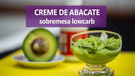 Creme de abacate fácil delicioso e lowcarb YouTube