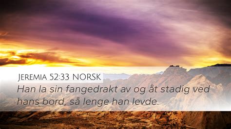 Jeremia Norsk Desktop Wallpaper Han La Sin Fangedrakt Av Og T