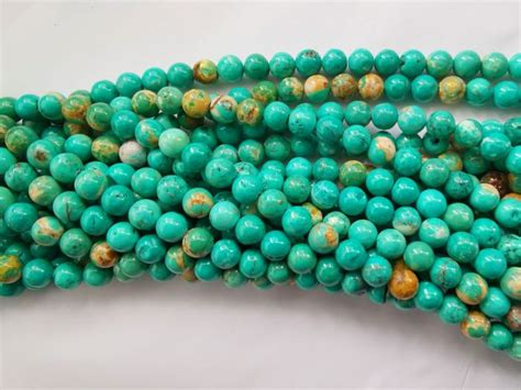 Sunny Beads Findings Supply Green Blue Treated Natural Turquoise